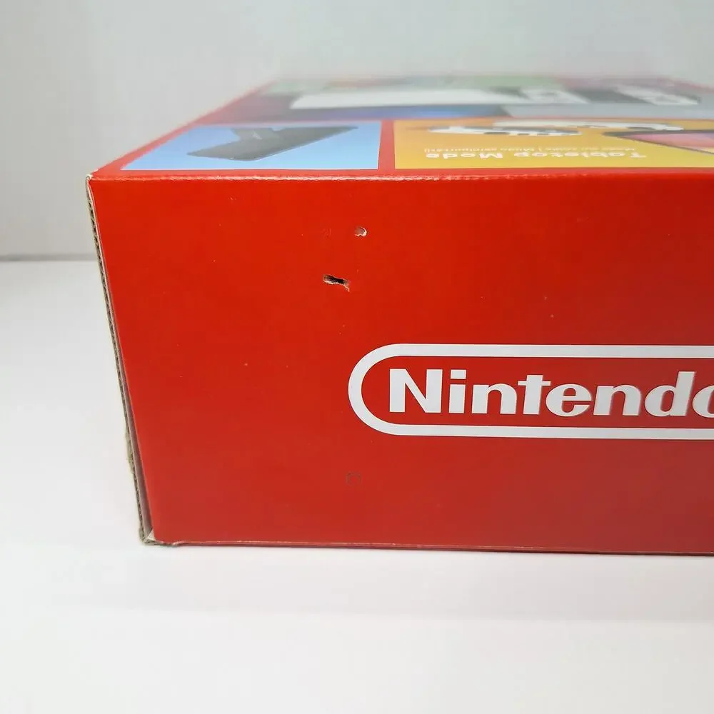 Nintendo Switch OLED White 64GB HEG-001 Empty Box & Packaging - No Game Console
